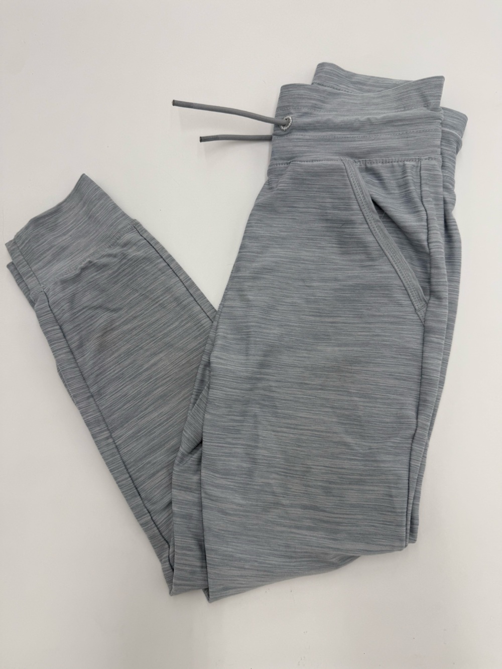 All In Motion Girls XS 4/5 Gray Athletic Jogger Pants Drawstring Performance